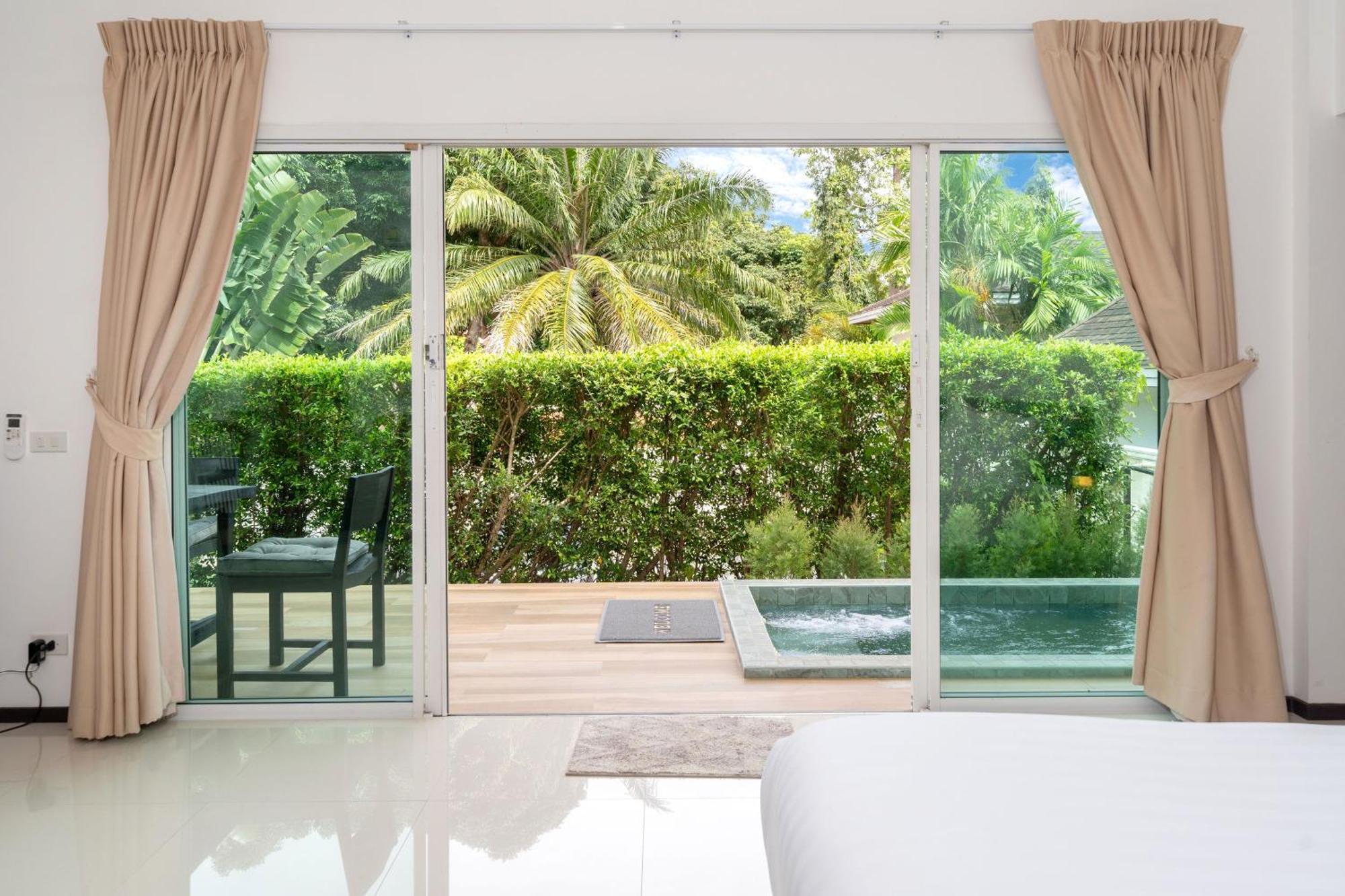 Oxavia Garden Oasis In Nai Harn - Your Private Tropical Garden With 3 Cabins And Jacuzzi Rawai Zewnętrze zdjęcie