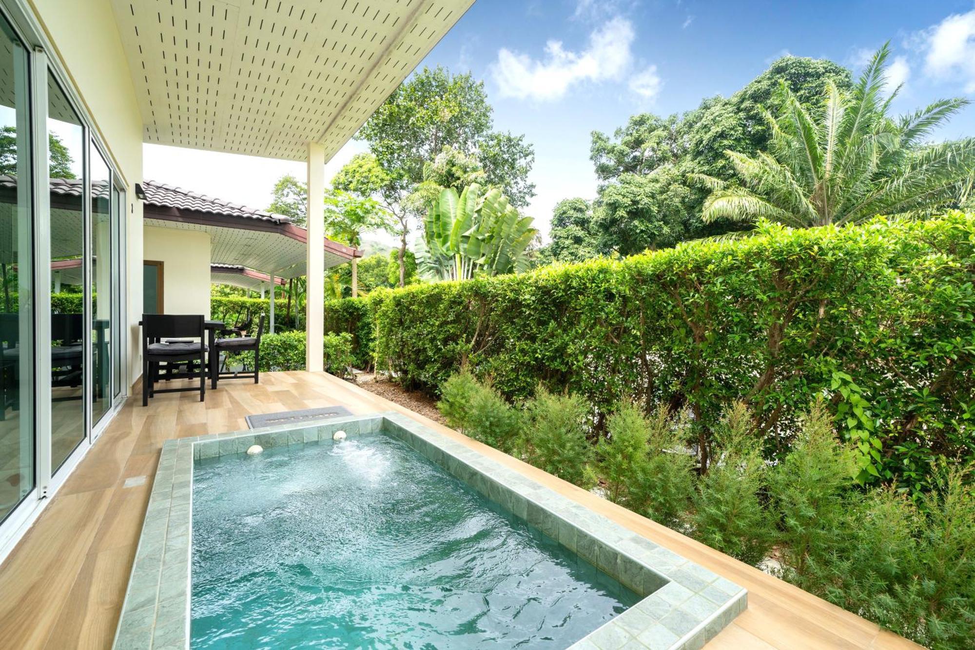 Oxavia Garden Oasis In Nai Harn - Your Private Tropical Garden With 3 Cabins And Jacuzzi Rawai Zewnętrze zdjęcie