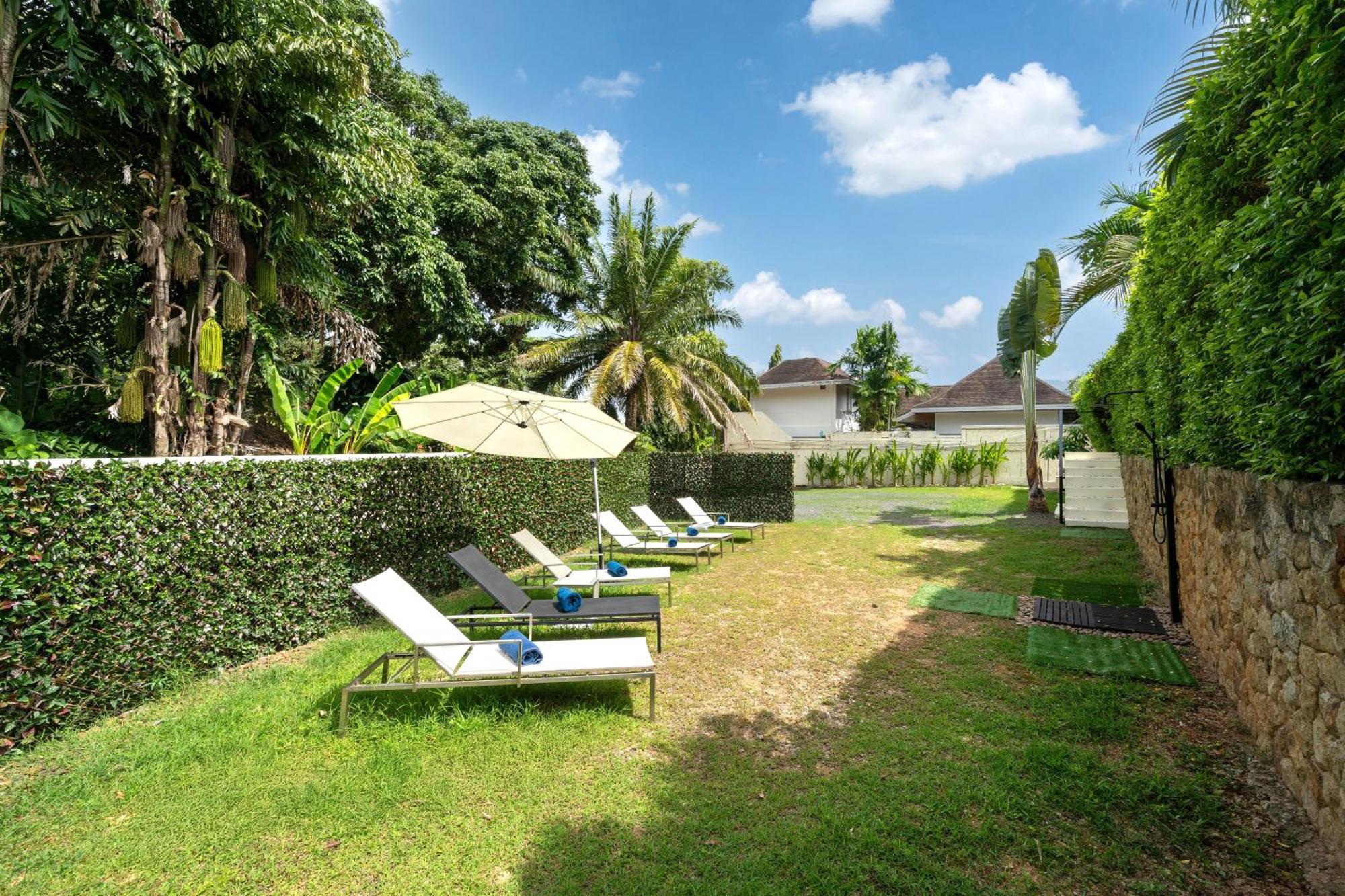 Oxavia Garden Oasis In Nai Harn - Your Private Tropical Garden With 3 Cabins And Jacuzzi Rawai Zewnętrze zdjęcie
